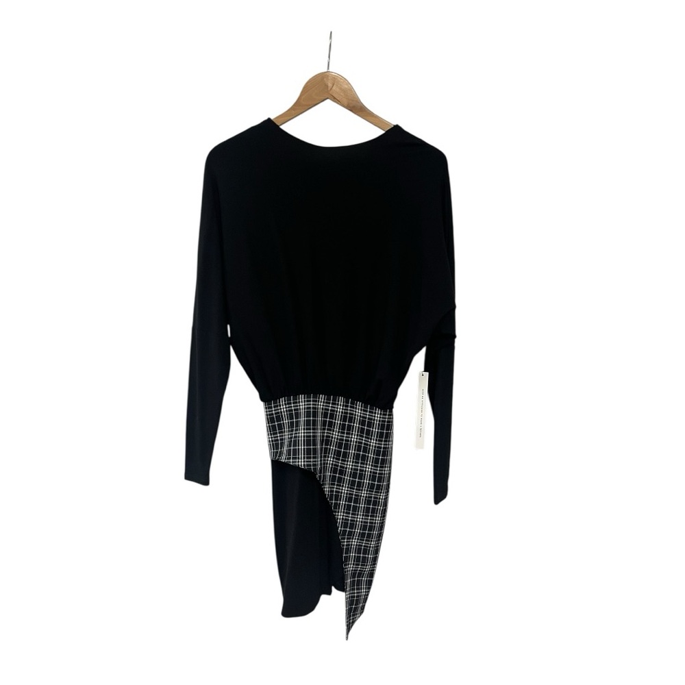 NWT UO Eggie Black Plaid Dress XS